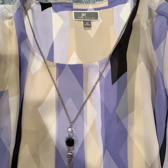 JM Collection Blouse - Picture 4 of 5